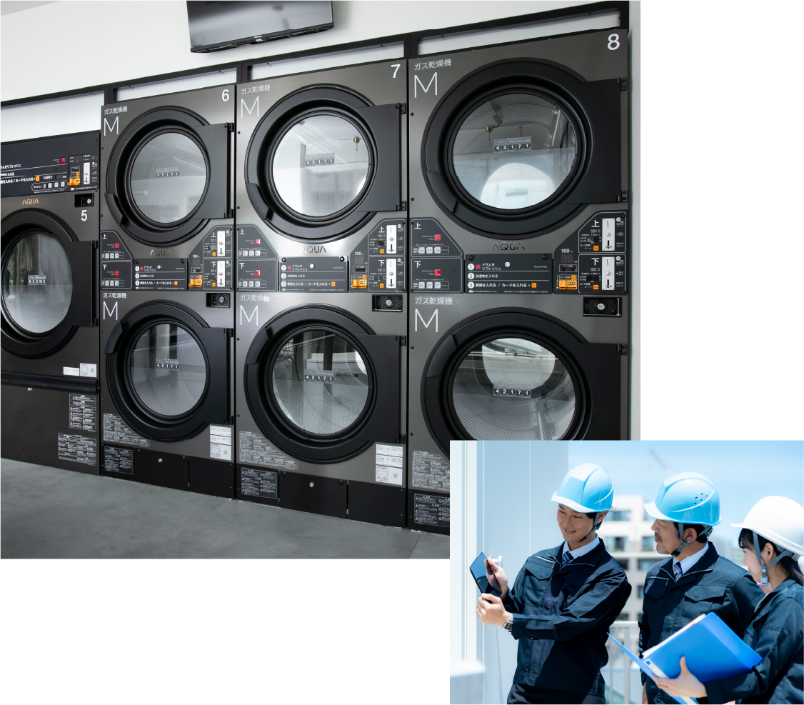 機械の設置・撤去