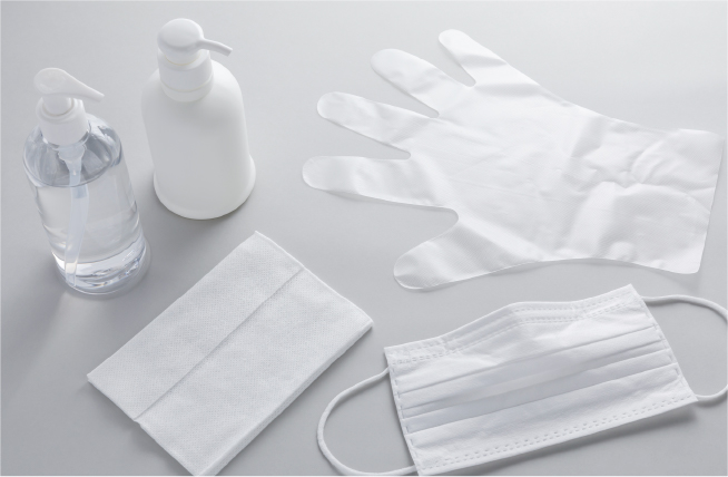 手指消毒剤・感染対策品